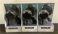 (3) Kohler Shower Heads Claro