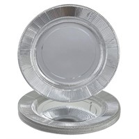 DISPOSABLE ROUND RIPPLED RIM CHARGER PLATES