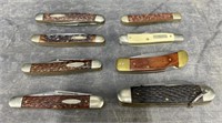 (J) Lot Of 8 Pocket Knifes: Craftsman, Kennore &