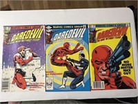 Marvel Comics Daredevil Lot of 3 #181, 183, 184