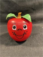 Vintage 1970"s Fisher Price Happy Apple Chime Toy