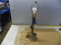 Lamp built from car parts