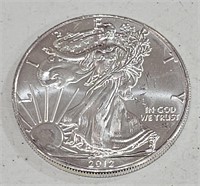 2012  American Silver Eagle $1 Dollar 1 oz Coin