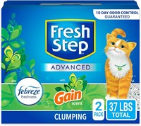 Fresh Step Cat Litter - 2 Pack of 18.5lb Boxes