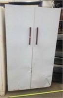 Metal Garage Cabinet- Doors Dented 36w, 66"t