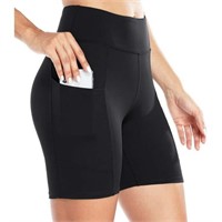 XL  Sz XL  Charmo Women's Yoga Shorts with Pockets