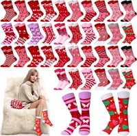 100 Pairs Women's Cute Soft Cotton Crew Socks