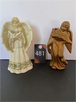 Vintage Angel Dove & Musician Figurines