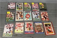 (15) Joe Montana Football Card Lot