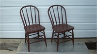 Two Brown Chairs