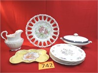 Vintage Porcelain Plates & Serving Dishes