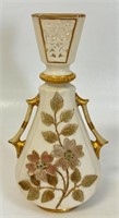 FINE ROYAL WORCESTER VASE WITH SMALL HAIRLINE