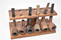 Various Pipes With Pipe Rack