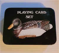 Duck Themed Playing Cards in Tin