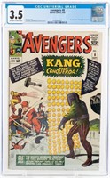 Comic The Avengers #8 Sept. 1st 1964 3.5 CGC Grade