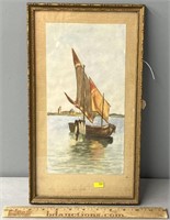 Nautical Watercolor Painting