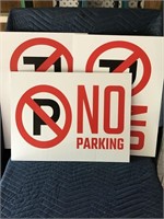 No Parking Signs Lot of 3