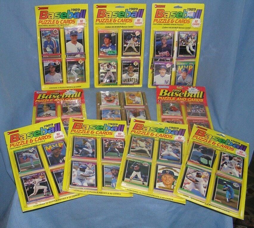 Large group of Donruss baseball card