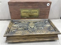 Vintage Avon American Eagle Bureau Organizer