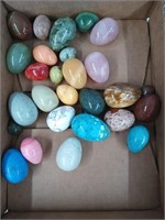 Beautiful assortment of polished rock eggs