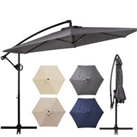 E5623  Walsunny Offset Umbrella, 8 Ribs Dark Gray