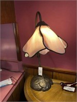 Modern Flower Lead Glass Lamp