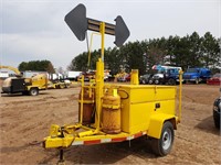 Hesco Mobile Power Unit With Directional Lights