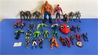 COLLECTION OF MARVEL CHARACTER FIGURES WHICH