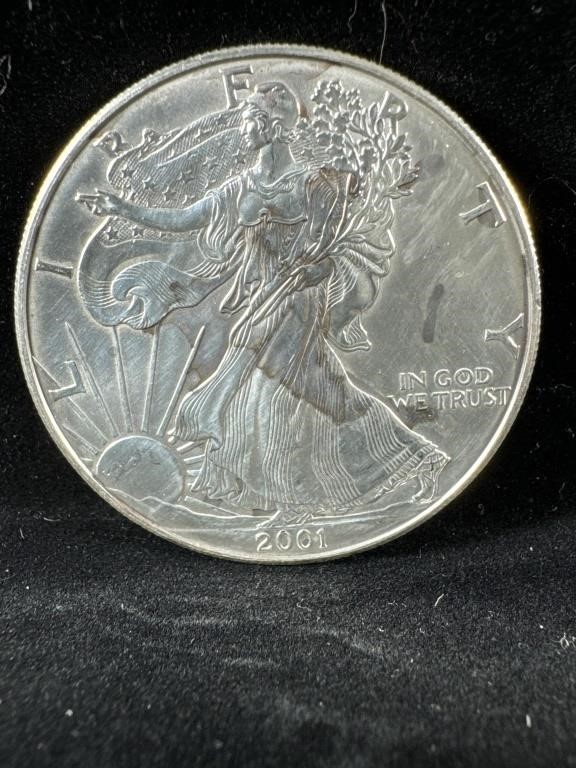 2001 1 Ounce  Silver Eagle