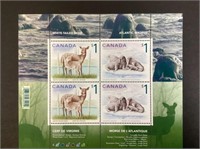MNH Canadian mini sheets