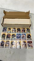 Lot of football cards set may not be complete.