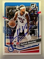 76ers Patrick Beverley Signed Card with COA