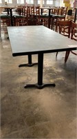 Rectangular Solid Wood Vinyl Covering Tables (5