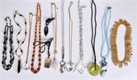 Group of 13 Assorted Necklaces w/Box