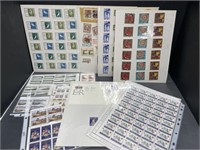 8 Sheets Of Stamps