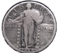 1929 STANDING QUARTER VG