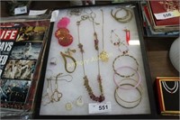 COSTUME JEWELRY - DISPLAY NOT INCLUDED