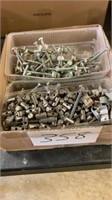 Toggle bolts, gold hinges, misc