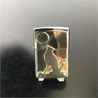 ZIPPO LIGHTER HOWL AT THE MOON NIAGRA FALLS