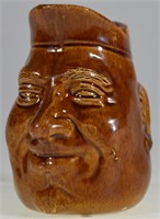 Face Jug - Attributed Bendigo Pottery