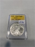 2015 Silver Eagle MS-70