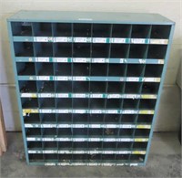 72 Hole Metal Parts Bin