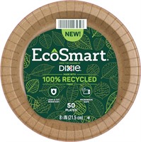 Dixie EcoSmart Plates  8.5in  50 Count
