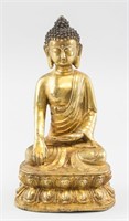 Chinese Gilt Bronze Buddha Statue Xuande MK