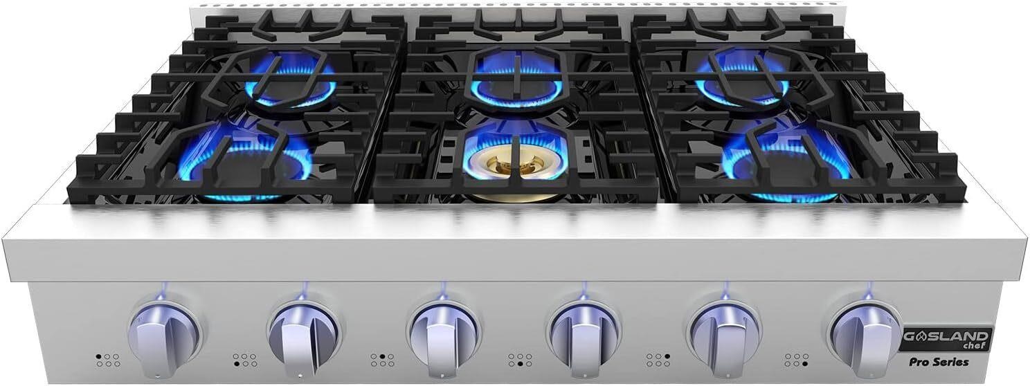 36 Inch Gas Cooktop  GASLAND Chef Pro RT3606