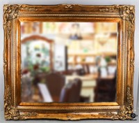 Mirror in Ornate Gold Frame