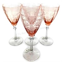 (4) Fostoria Versailles Wine Glasses