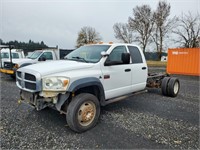 2010 Dodge Ram 5500 4x4 11' S/A Cab & Chassis
