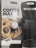 ELITE GOURMET COFFEE MAKER RETAIL $50