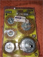 Ryobi 6pc Wire Wheel Assortment